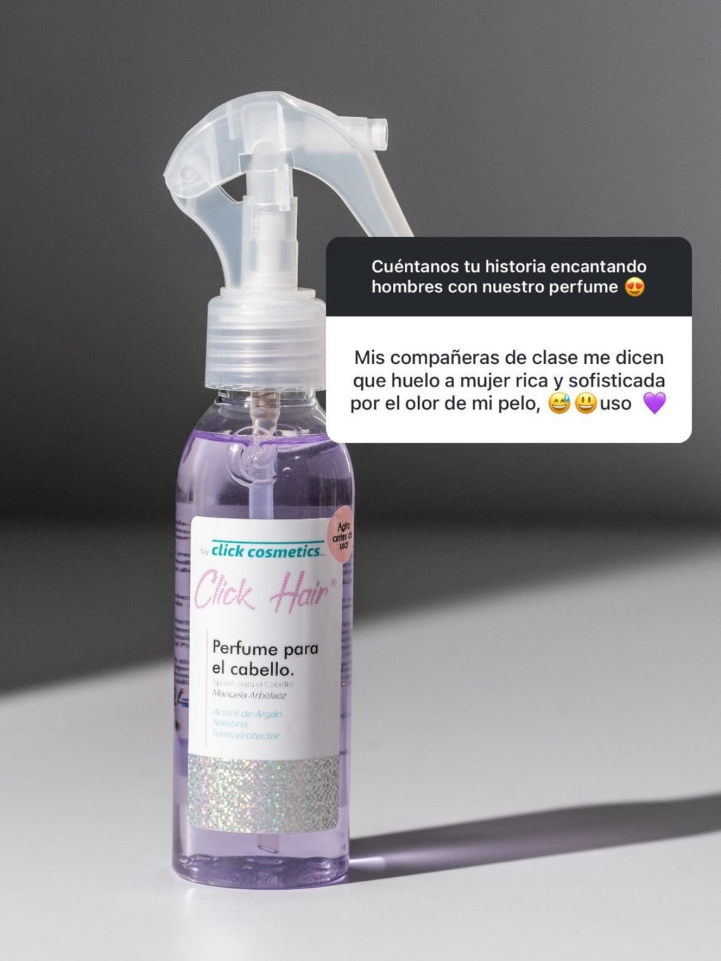 Perfume para el cabello MORADO