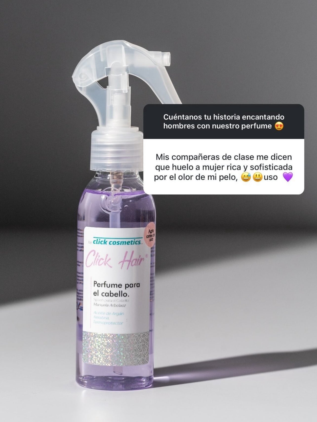Perfume para el cabello MORADO