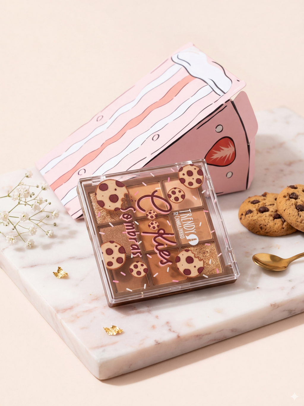 Pastel Sorpresa de Maquillaje (por rebanadas) 🍰