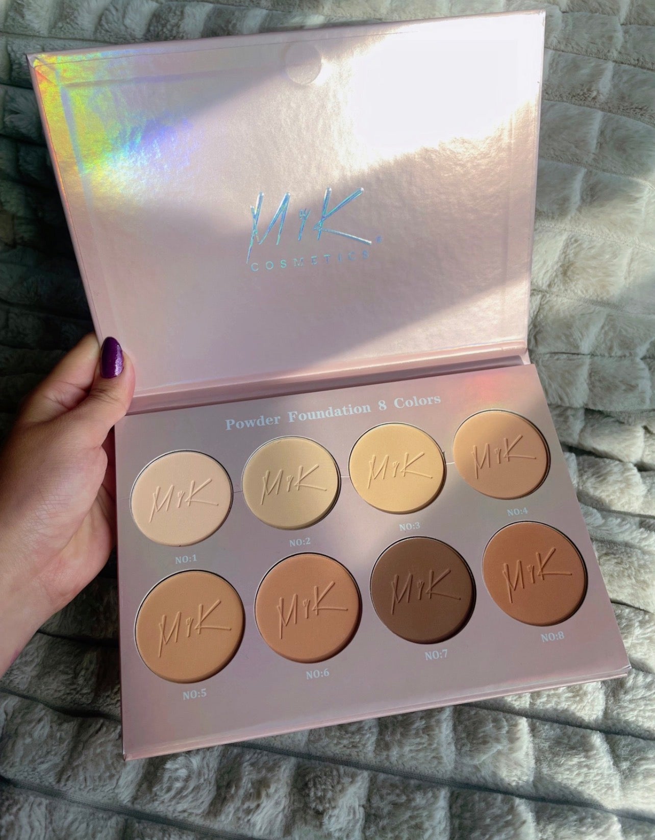 Paleta de polvos Compactos Holografica Myk