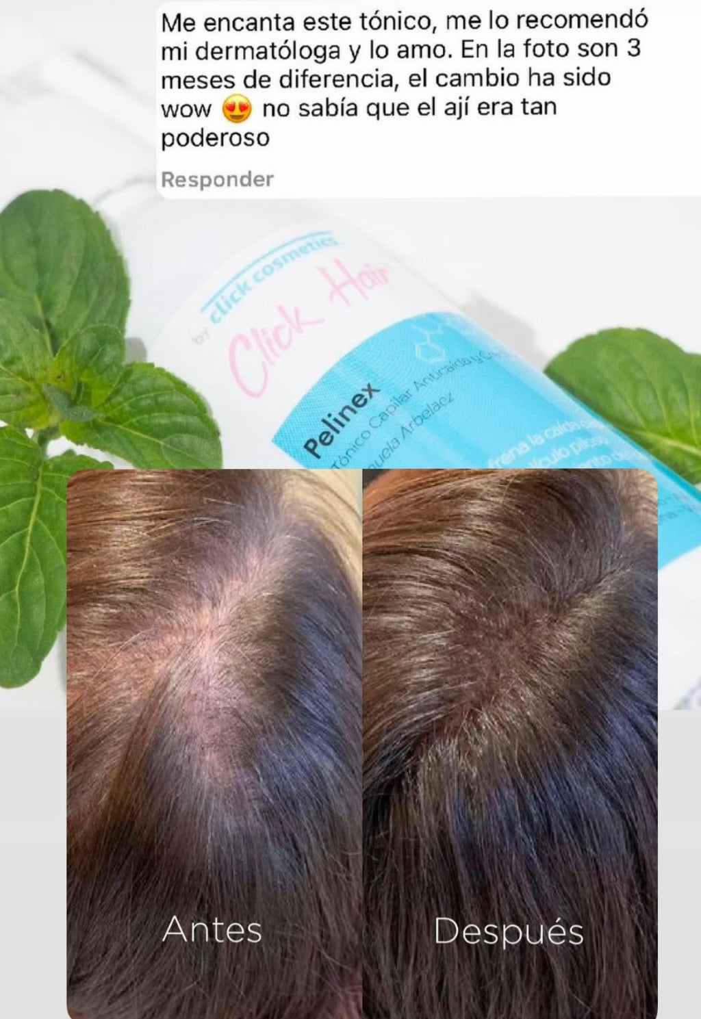Tónico Pelinex para crecimiento Capilar 60ml