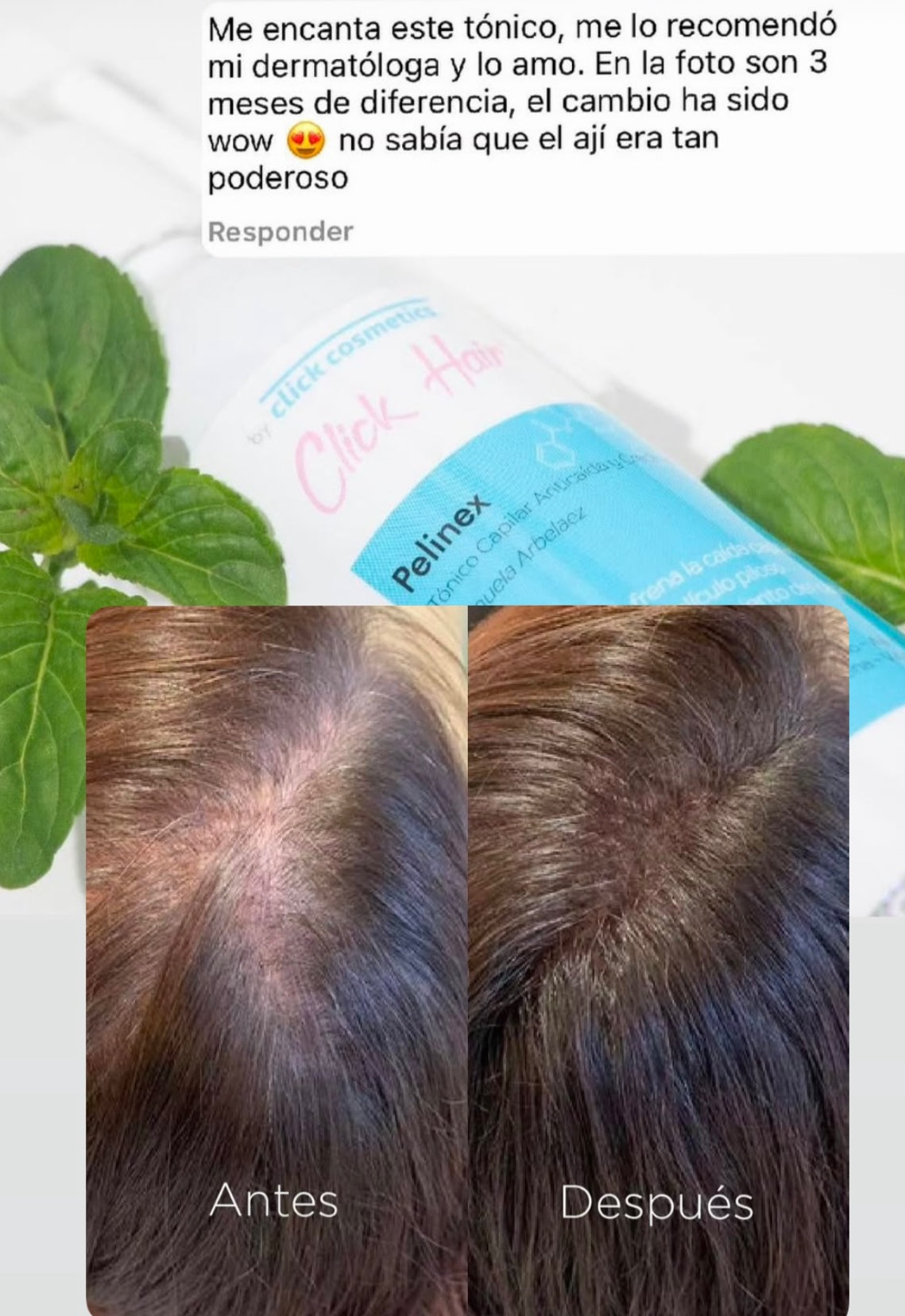 Tónico Pelinex para crecimiento Capilar 60ml