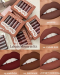 Kit de 5 Labiales Italia Deluxe Chola Browns
