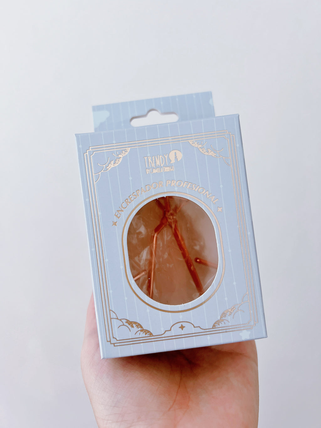 Encrespador Oro Rosa ✨🤍🦋Trendy nueva versión