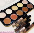 Paleta de contornos en crema profesional Kleancolor