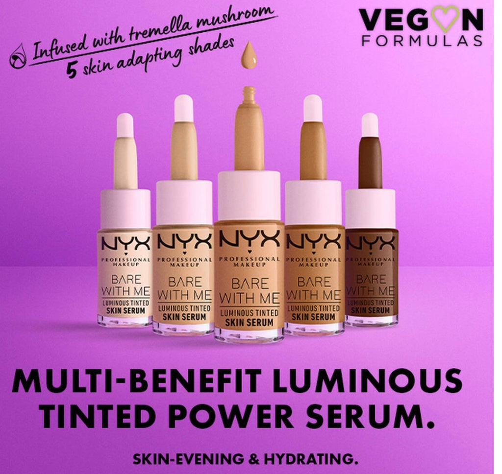 Nyx Bare with me Tinted Serum ✨Fórmula original con Tremella mushroom