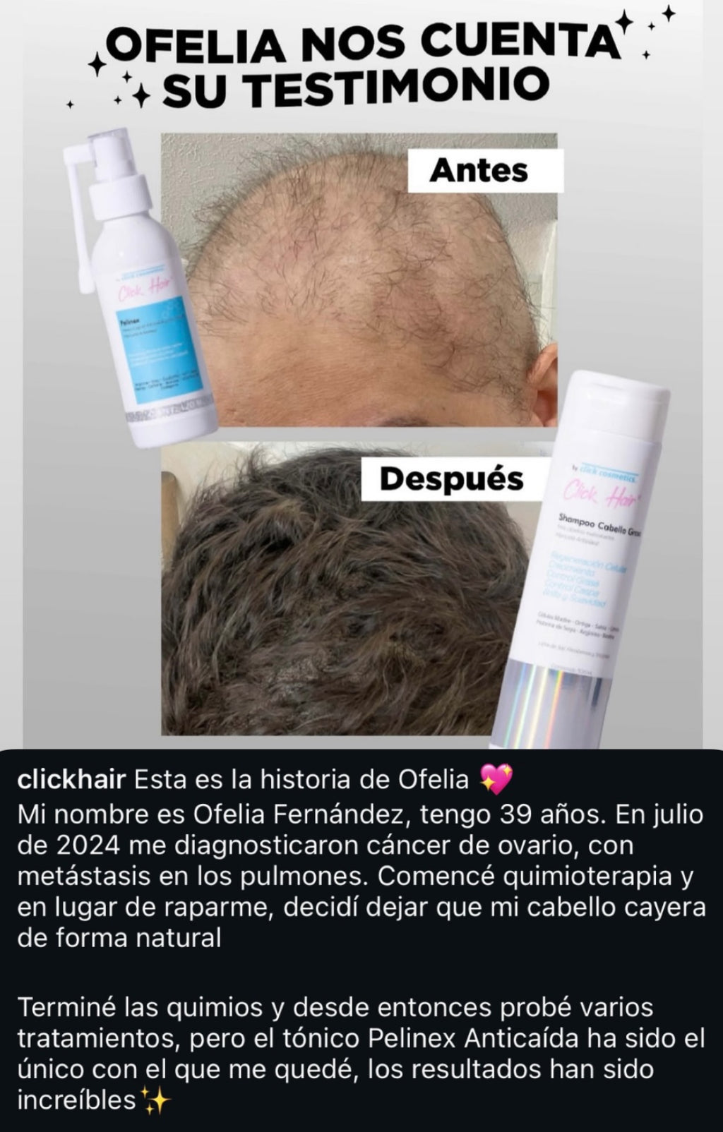 Tónico Pelinex para crecimiento Capilar 60ml