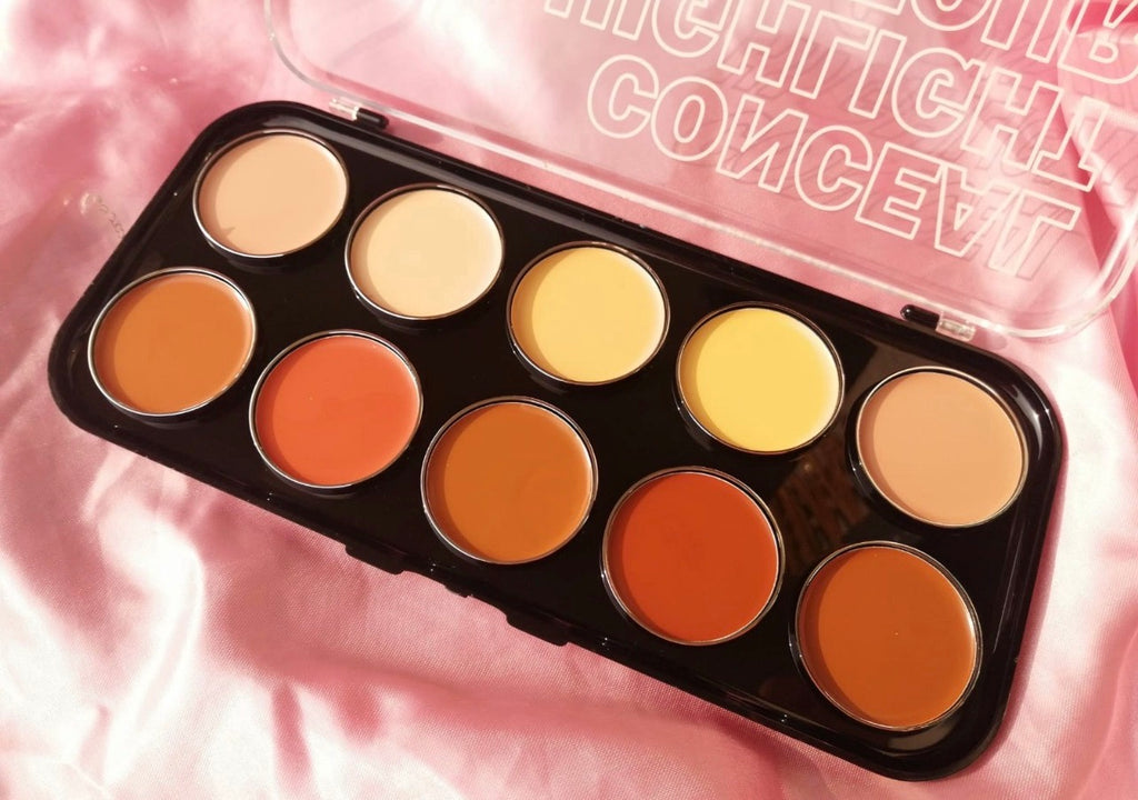 Paleta de contornos en crema profesional Kleancolor