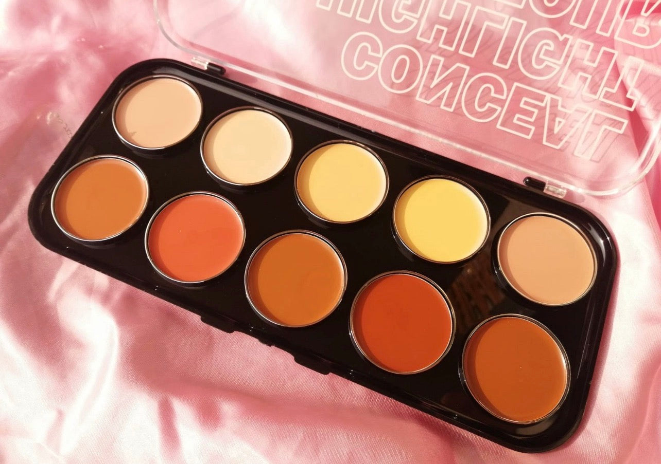 Paleta de contornos en crema profesional Kleancolor