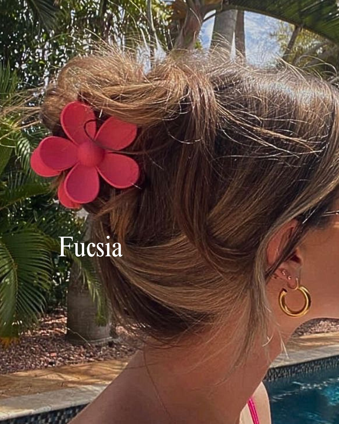 Hair Clips de flores