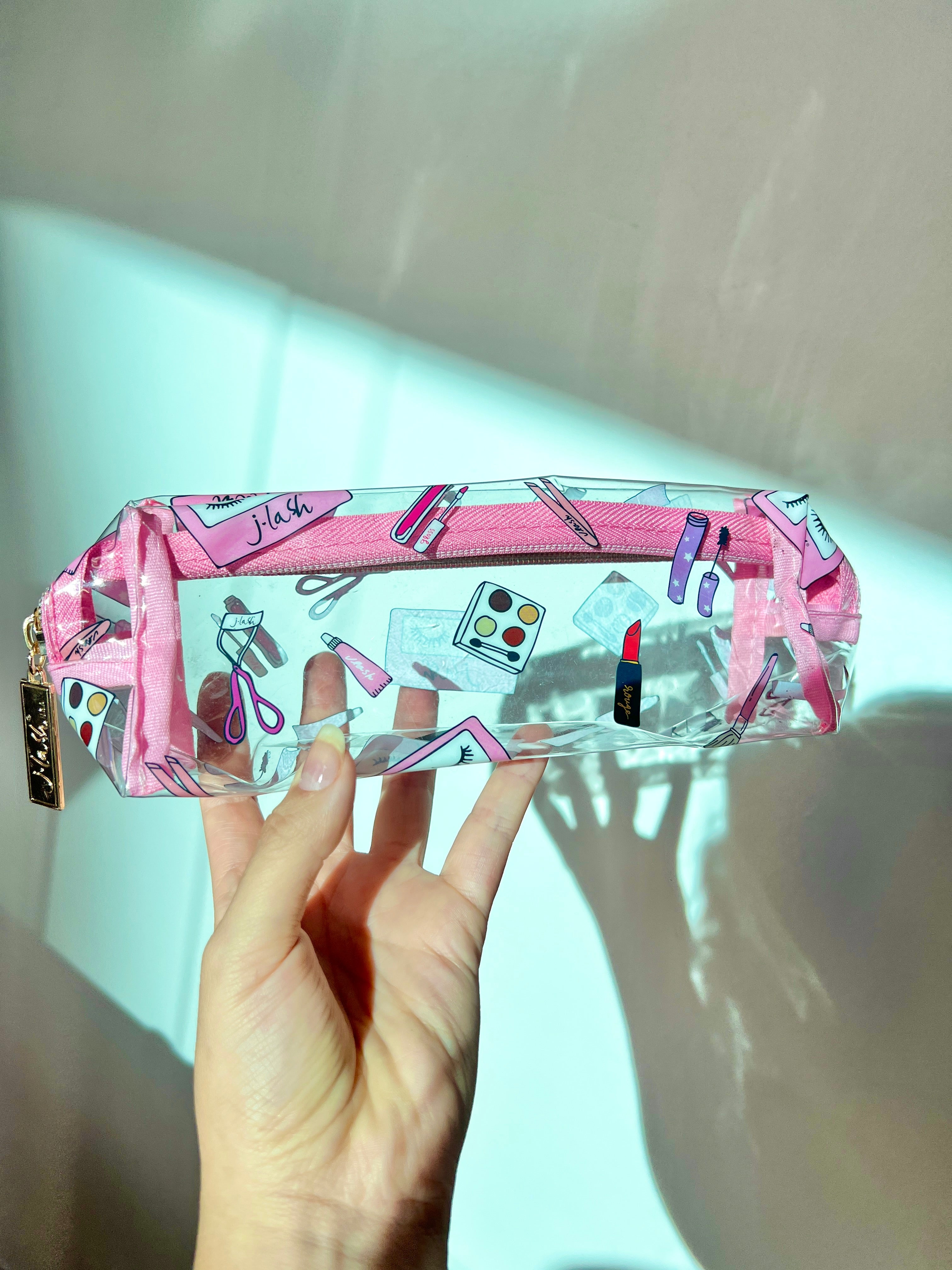 Cosmetiquera impermeable rosa by Jlash