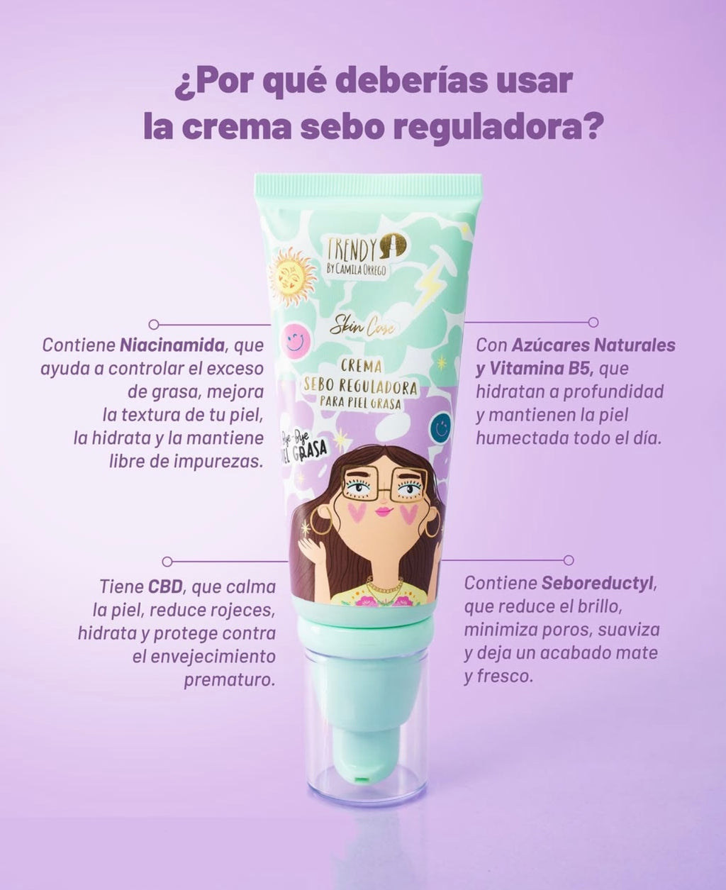 Gel seborregulador Trendy / 70ml