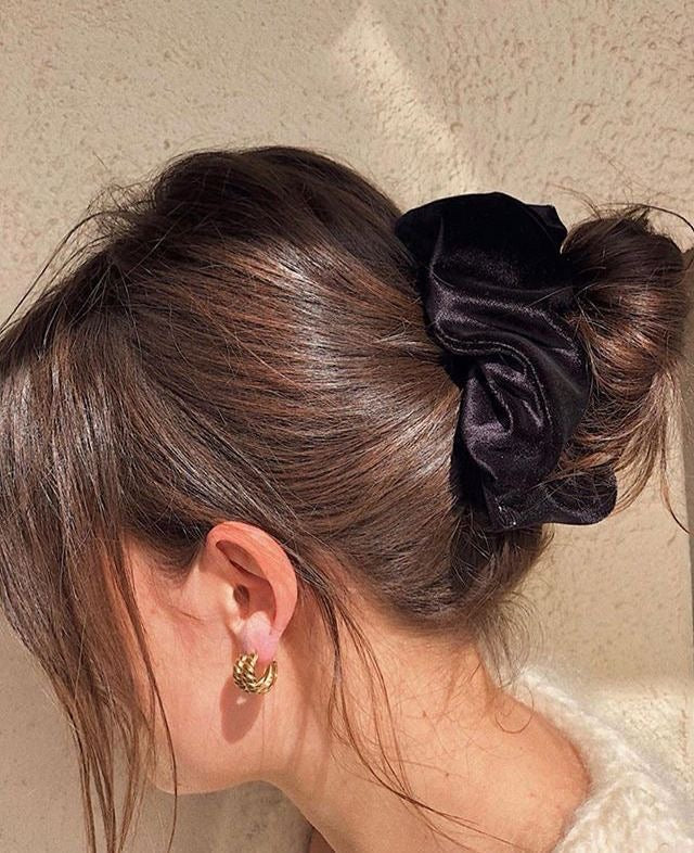 Scrunchies de Satín 🎀🤍✨