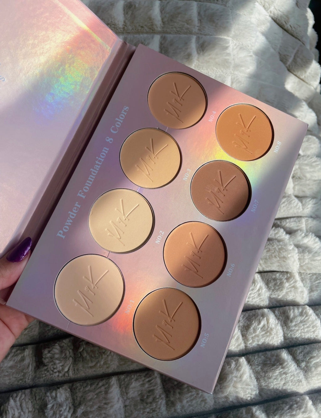 Paleta de polvos Compactos Holografica Myk