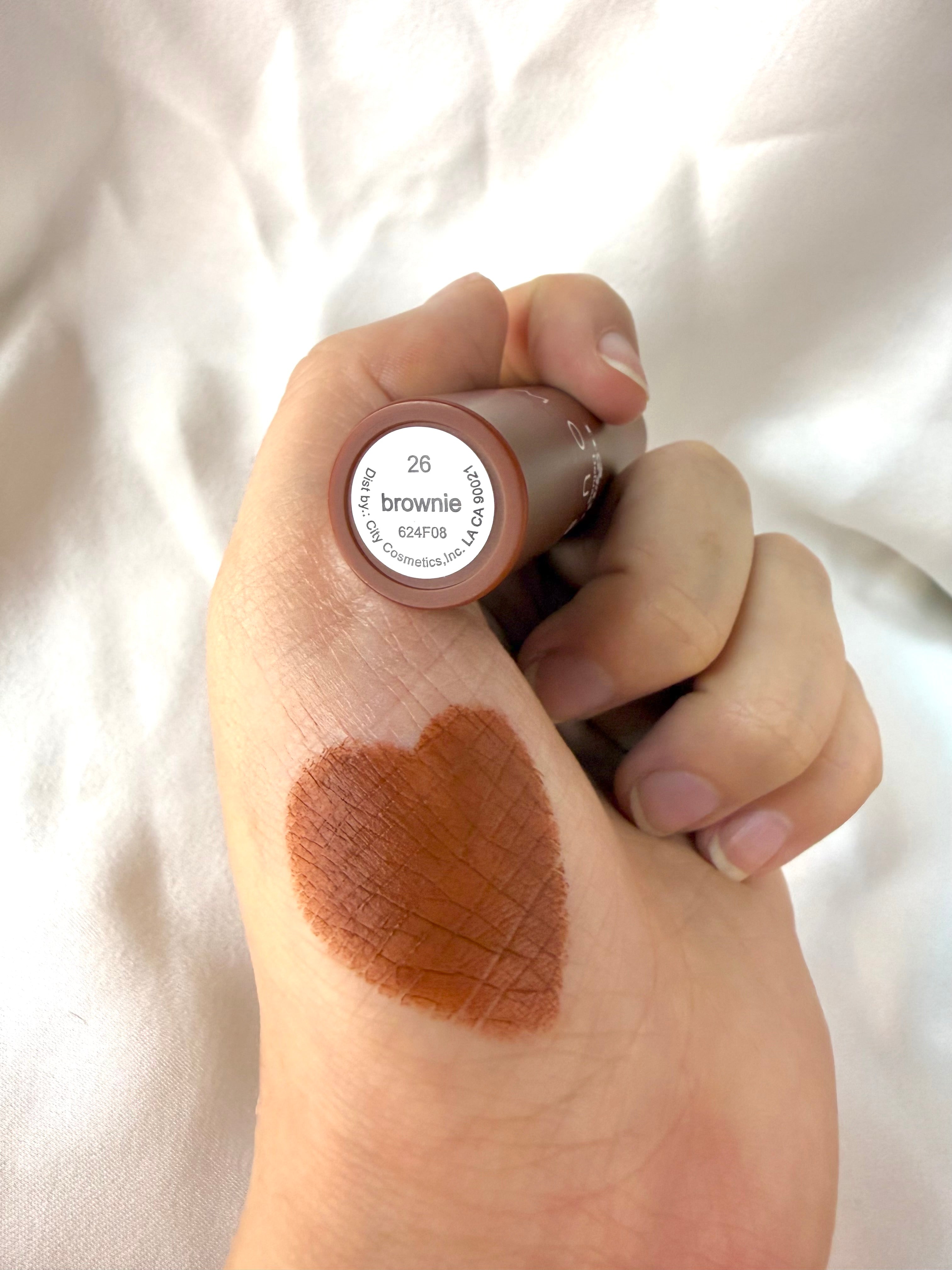 Tono Brownie Labial Matte mousse Italia deluxe