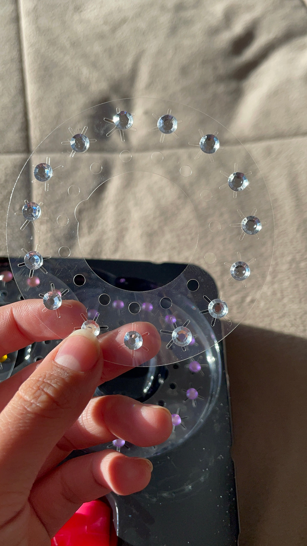Maquinita Dispensadora de gemas para cabello Bling