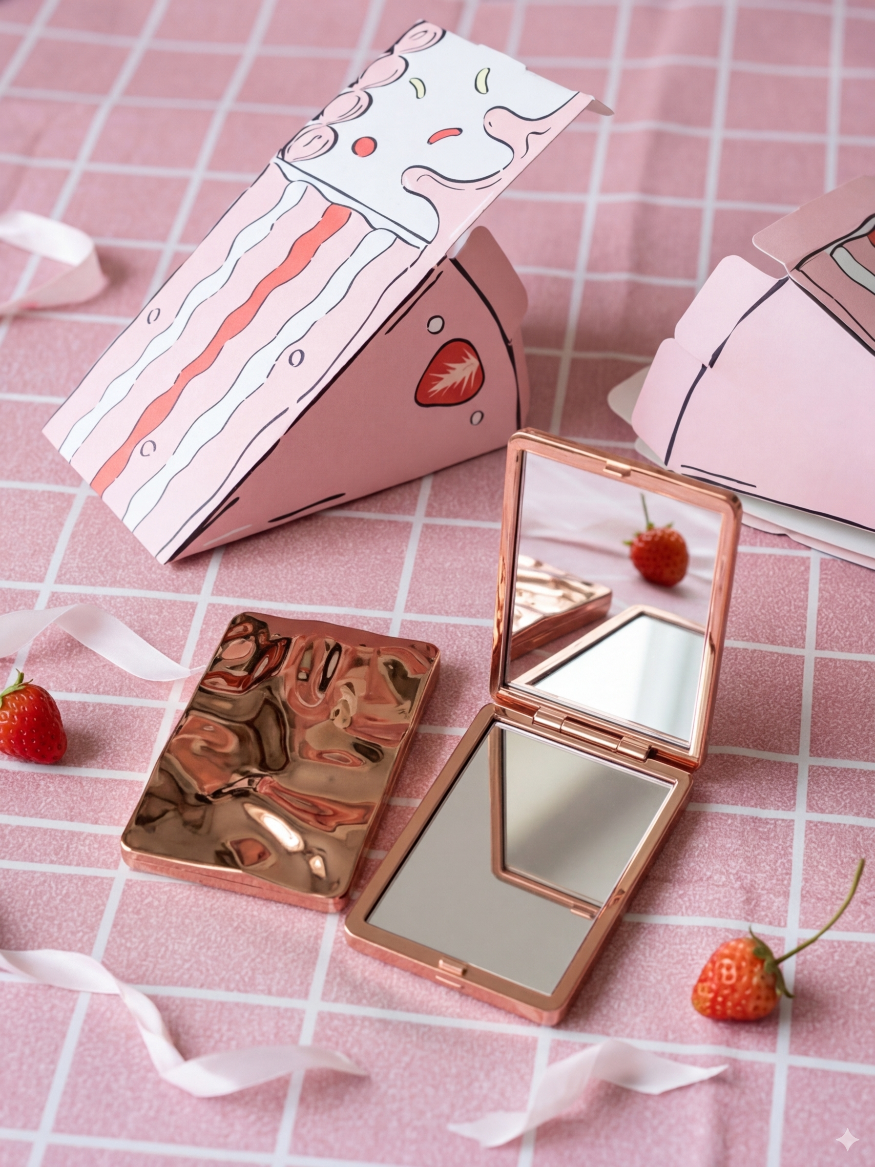 Pastel Sorpresa de Maquillaje (por rebanadas) 🍰