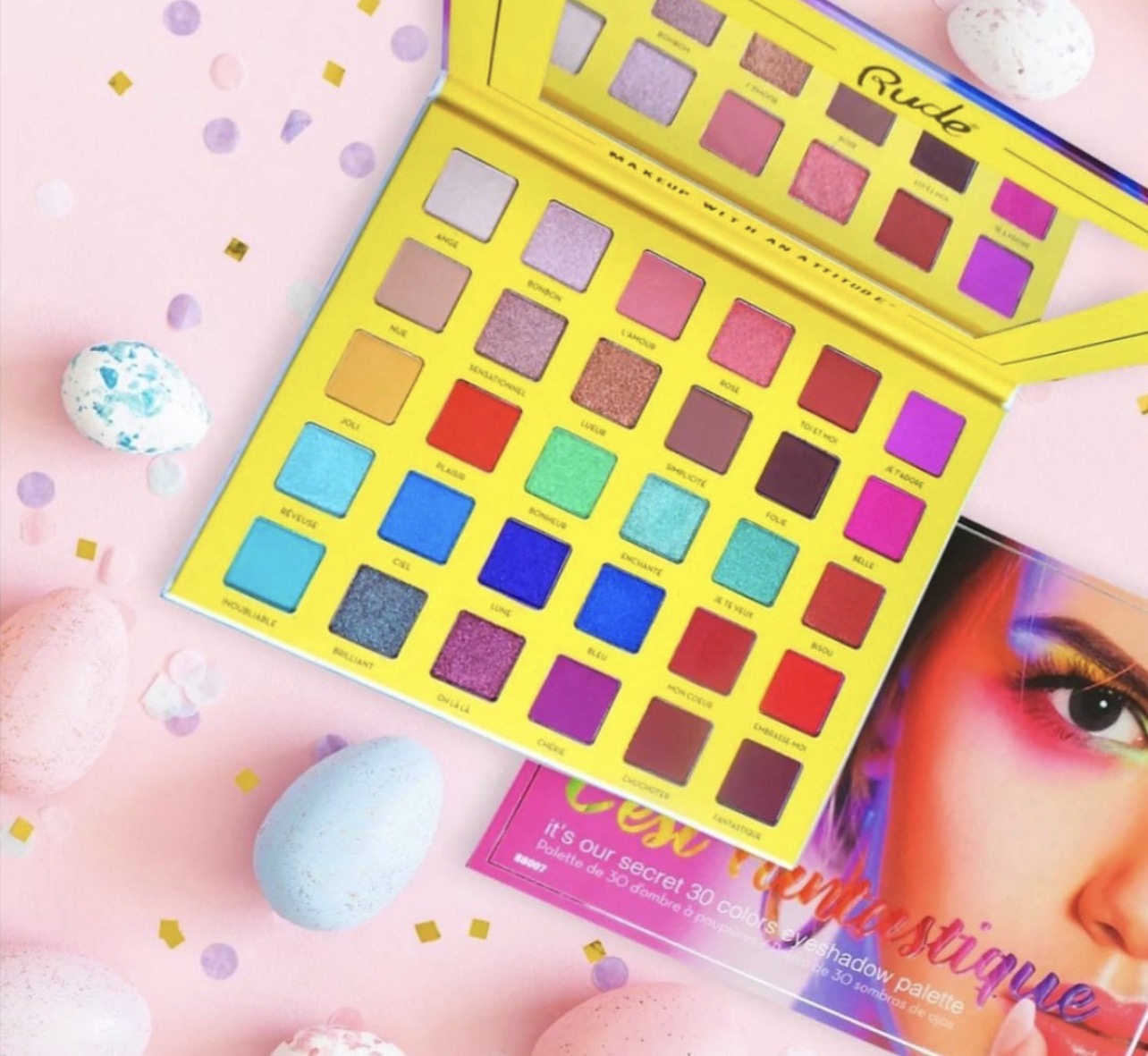 Paleta de sombras Cest Fantastique by Rude Cosmetics