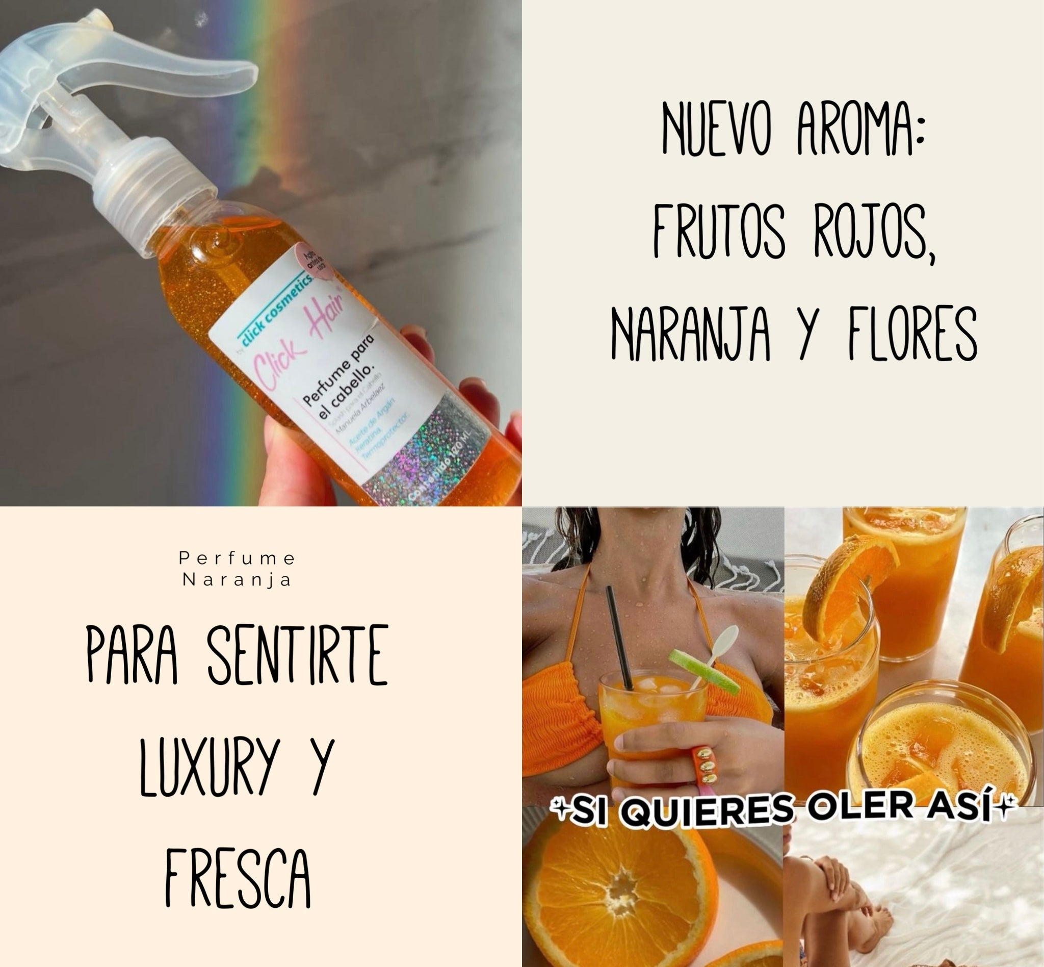 Perfume para el Cabello NARANJA