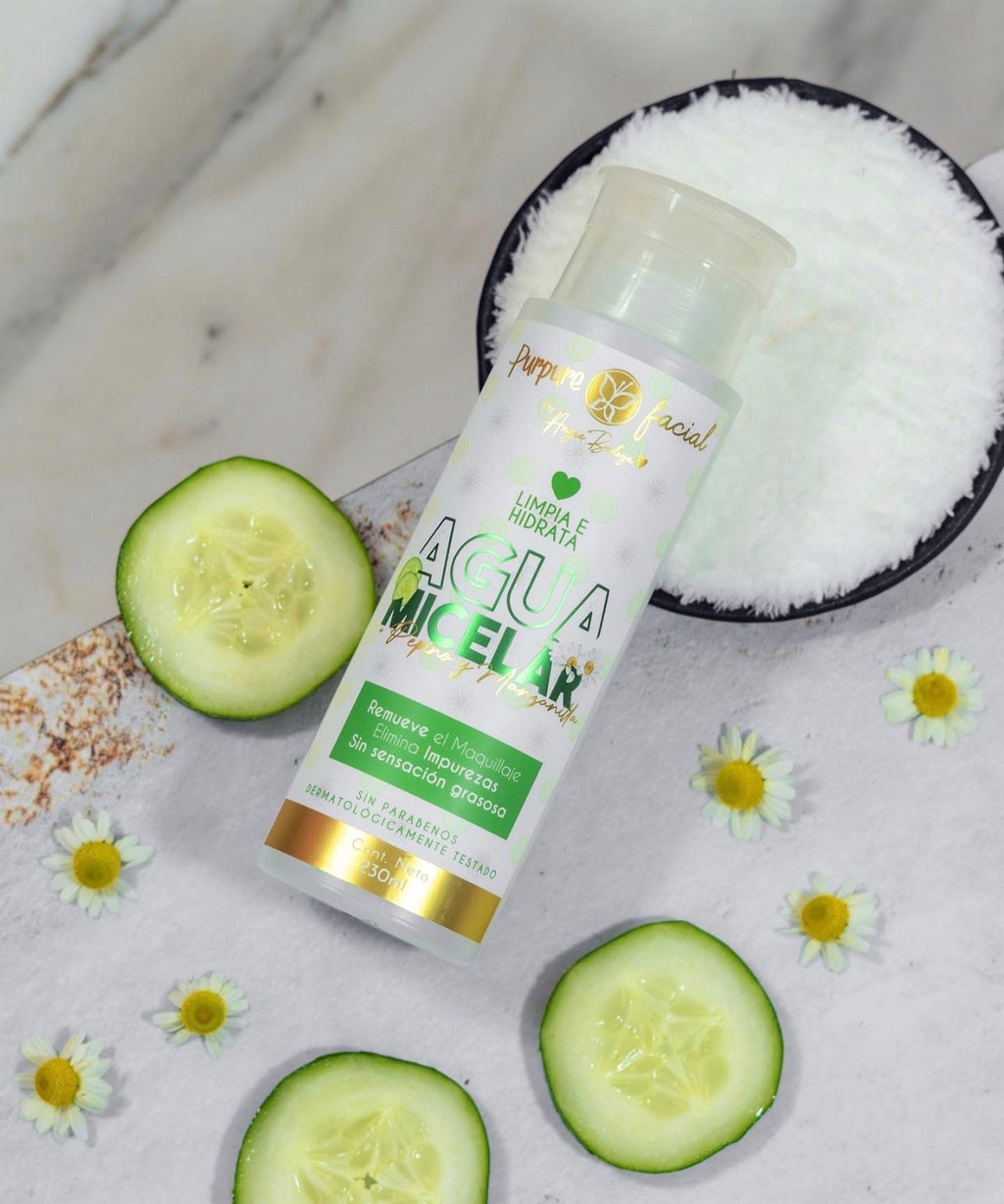 Agua micelar Pepino + Manzanilla by Purpure