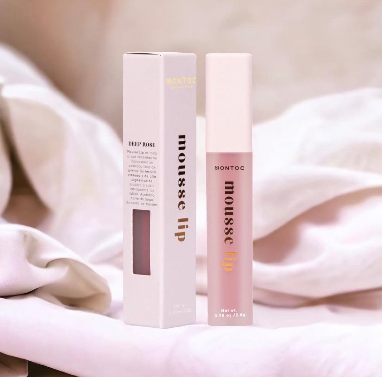 Labial Mousse textura aterciopelada Montoc