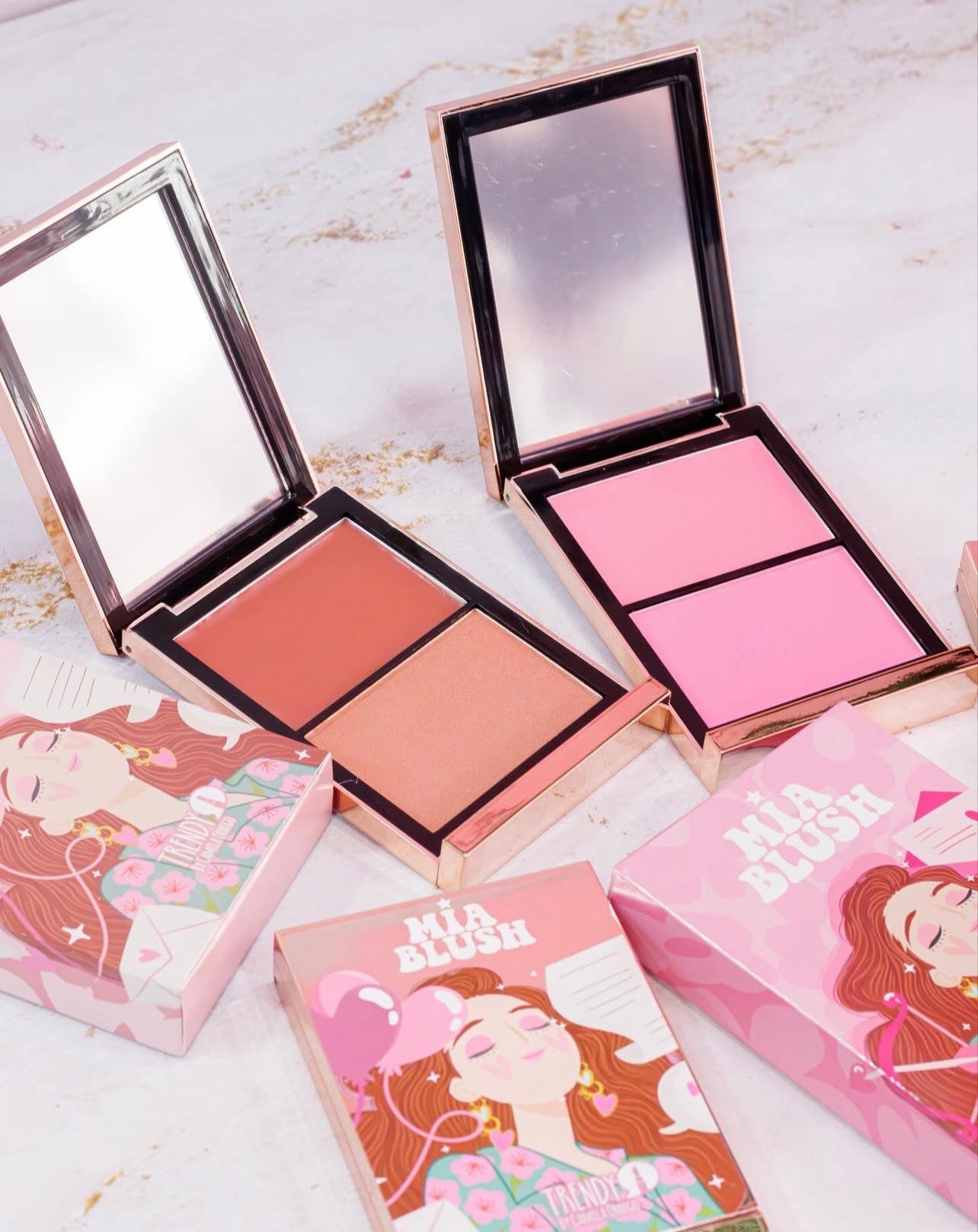 Rubor doble Mía blush by Trendy