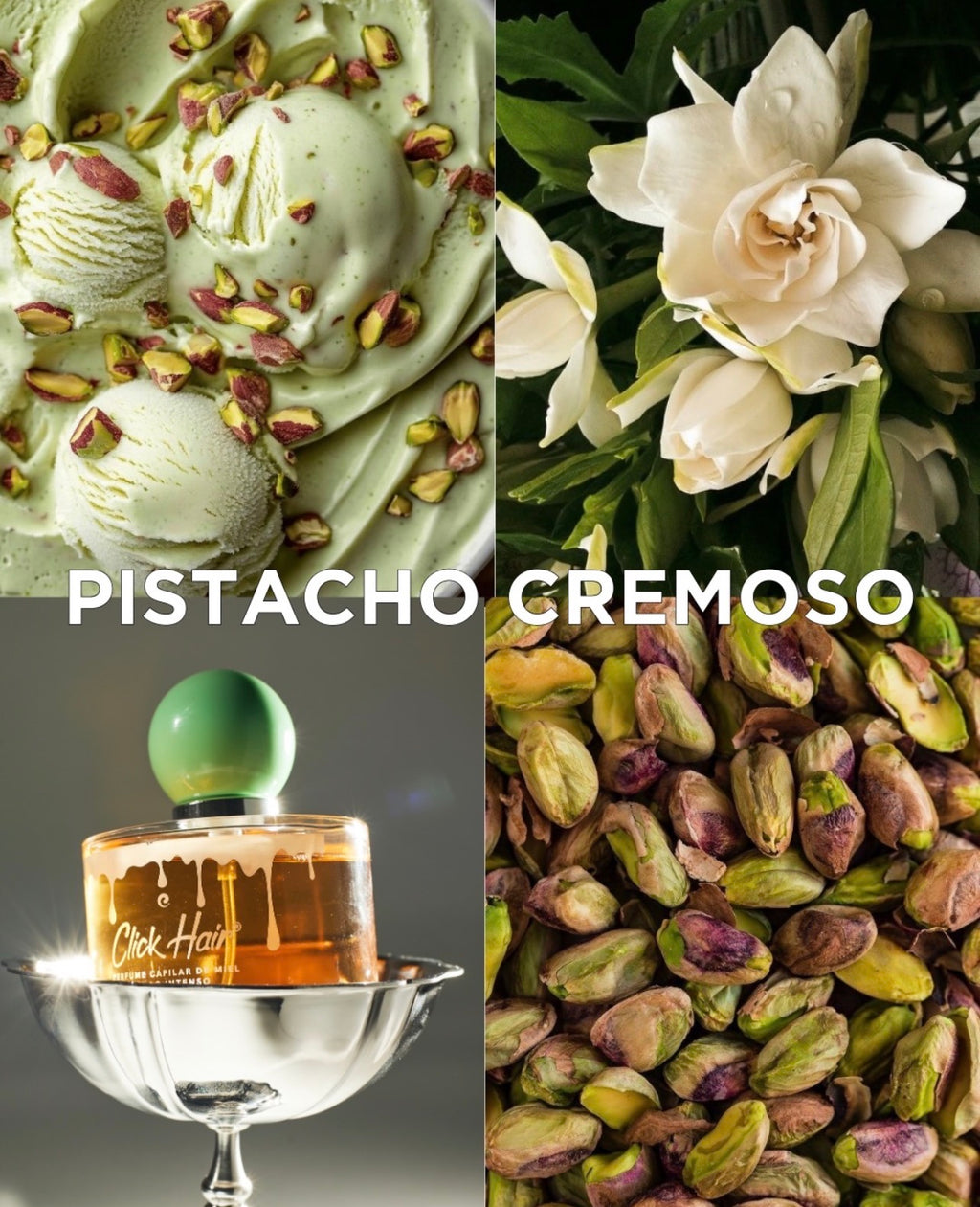 Perfume de Miel & Pistacho para el Cabello Click Hair