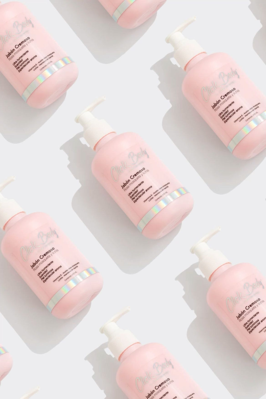Jabón Cremoso Rosa mosqueta y Lichis Click Skin 250ml