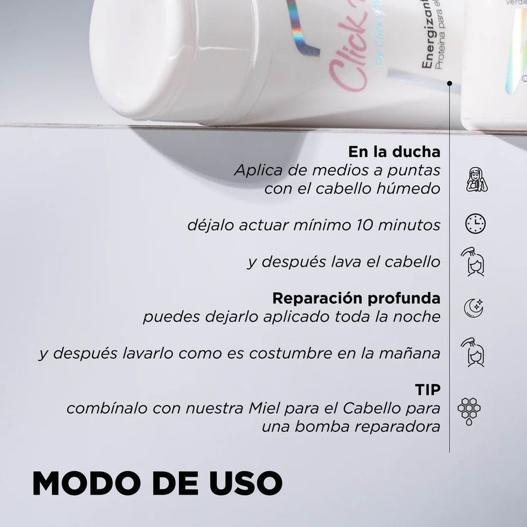 Shampoo de Ají para Crecimiento Extremo Click Hair