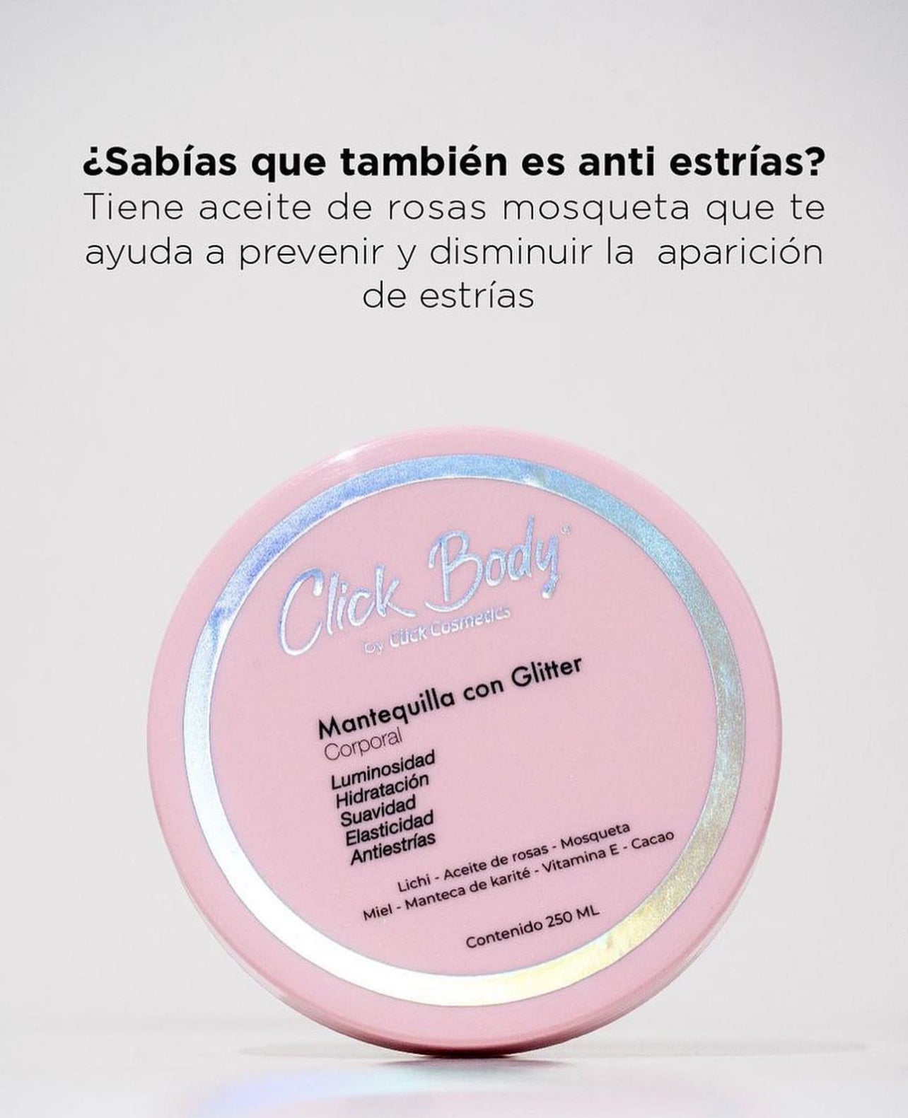 Mantequilla con Glitter Click✨