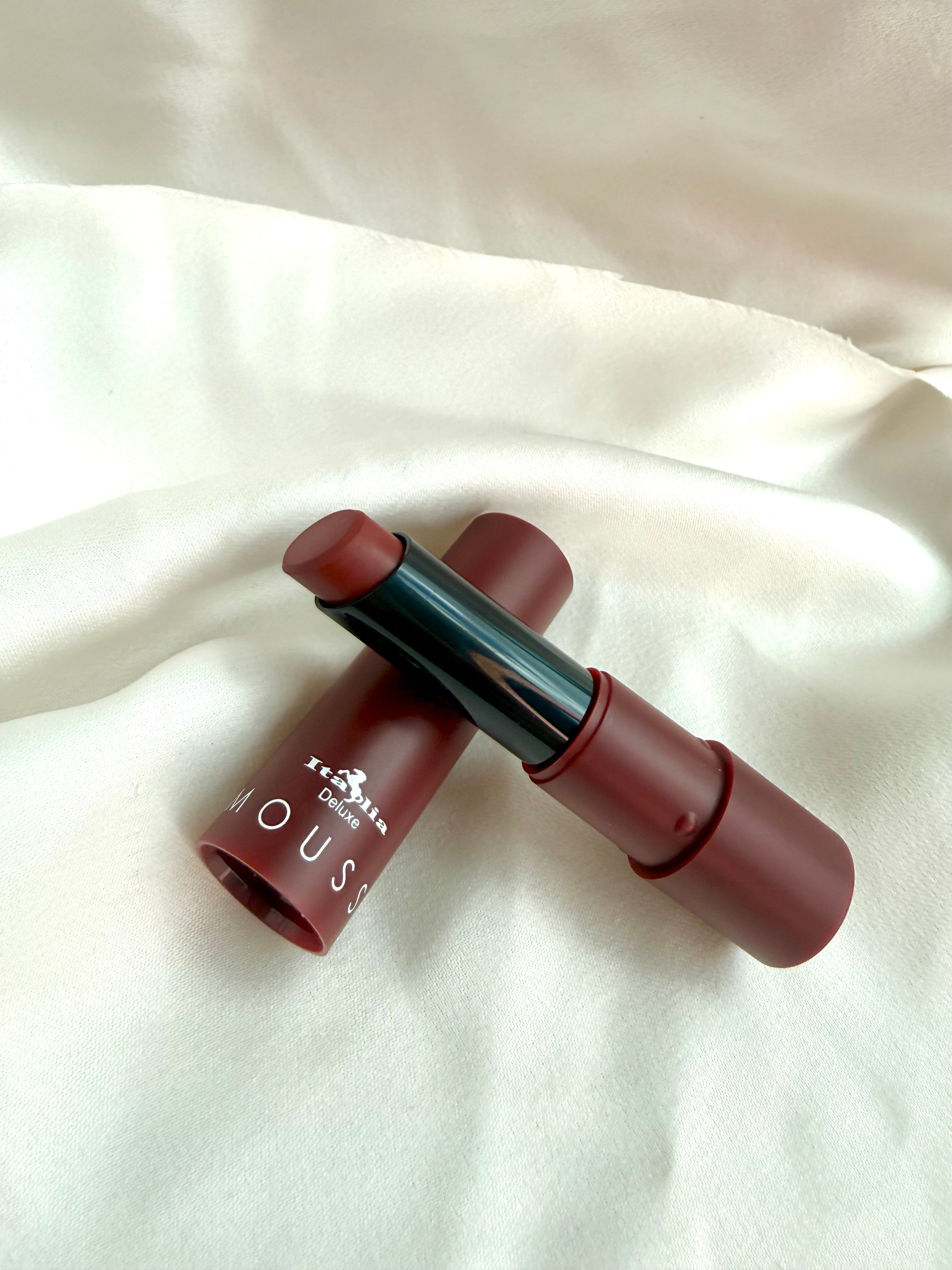 Tono Maroon Labial matte mousse Italia Deluxe