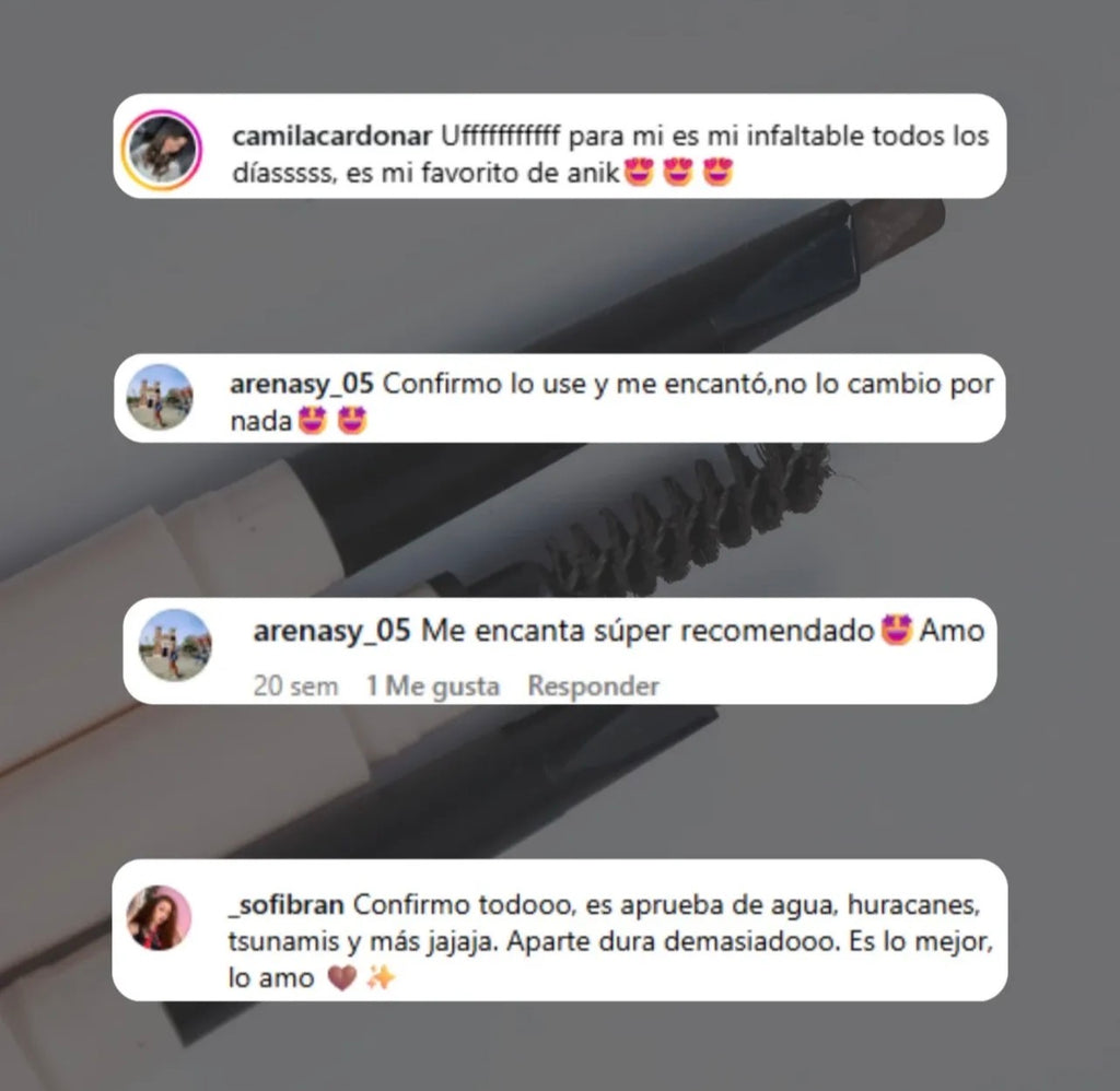 Lápiz de cejas Ani-K con cepillito