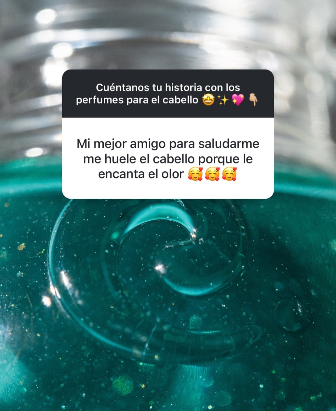 Perfume para el cabello AZUL