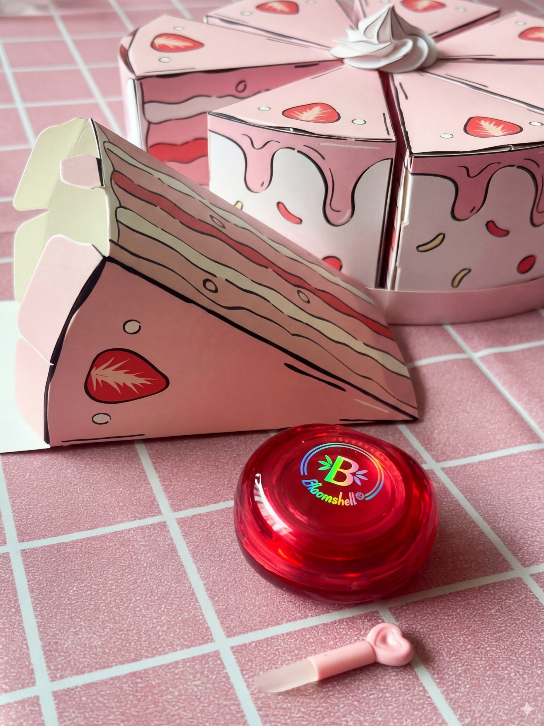 Pastel Sorpresa de Maquillaje (por rebanadas) 🍰