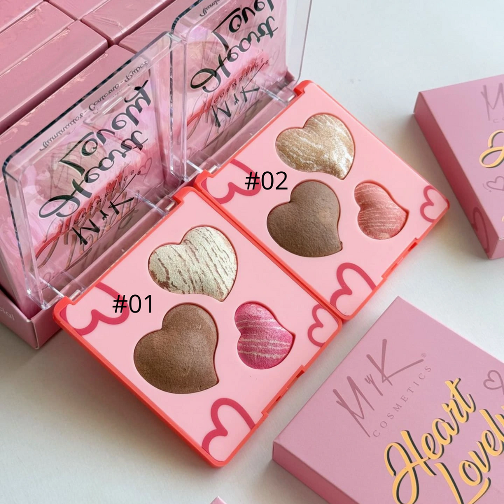 Paleta Heart Lovely Myk cosmetics