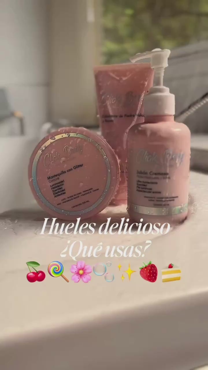 Jabón Cremoso Rosa mosqueta y Lichis Click Skin 250ml