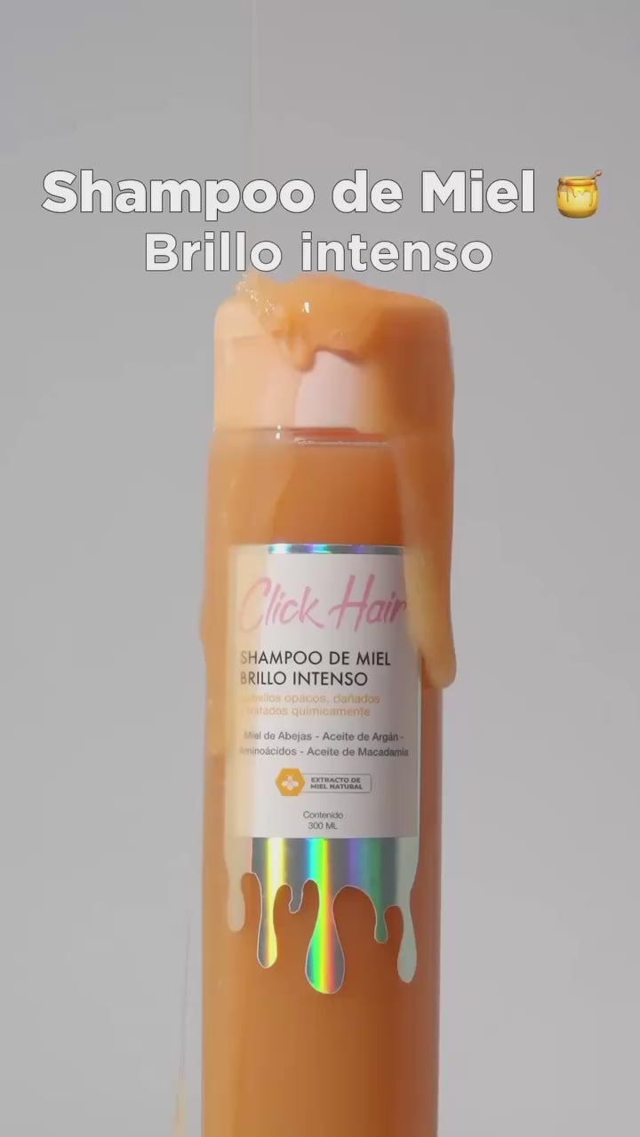 Shampoo de Miel Brillo Intenso Click Hair