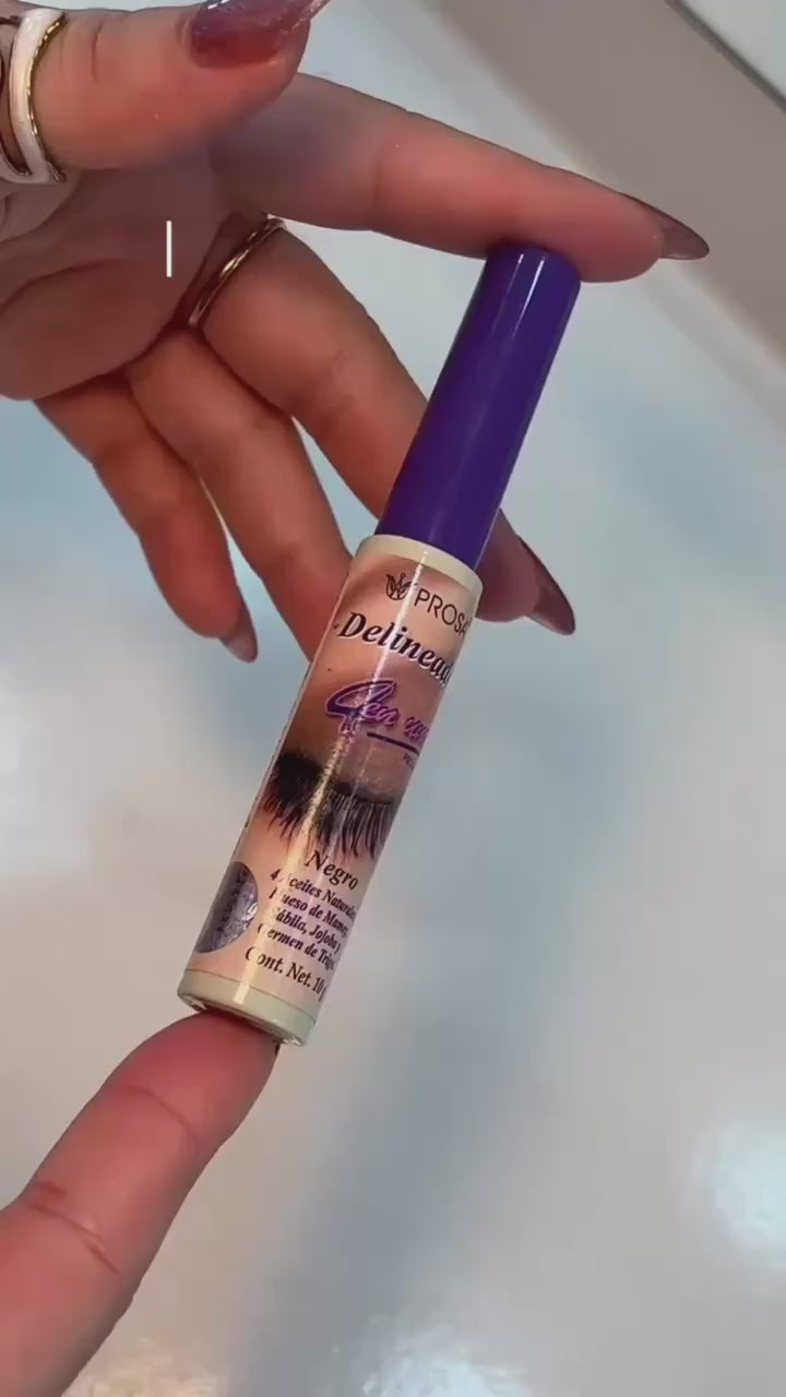 Delineador en pincel negro 4 en 1 Prosa